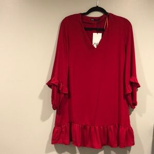 Zara mini shift dress
